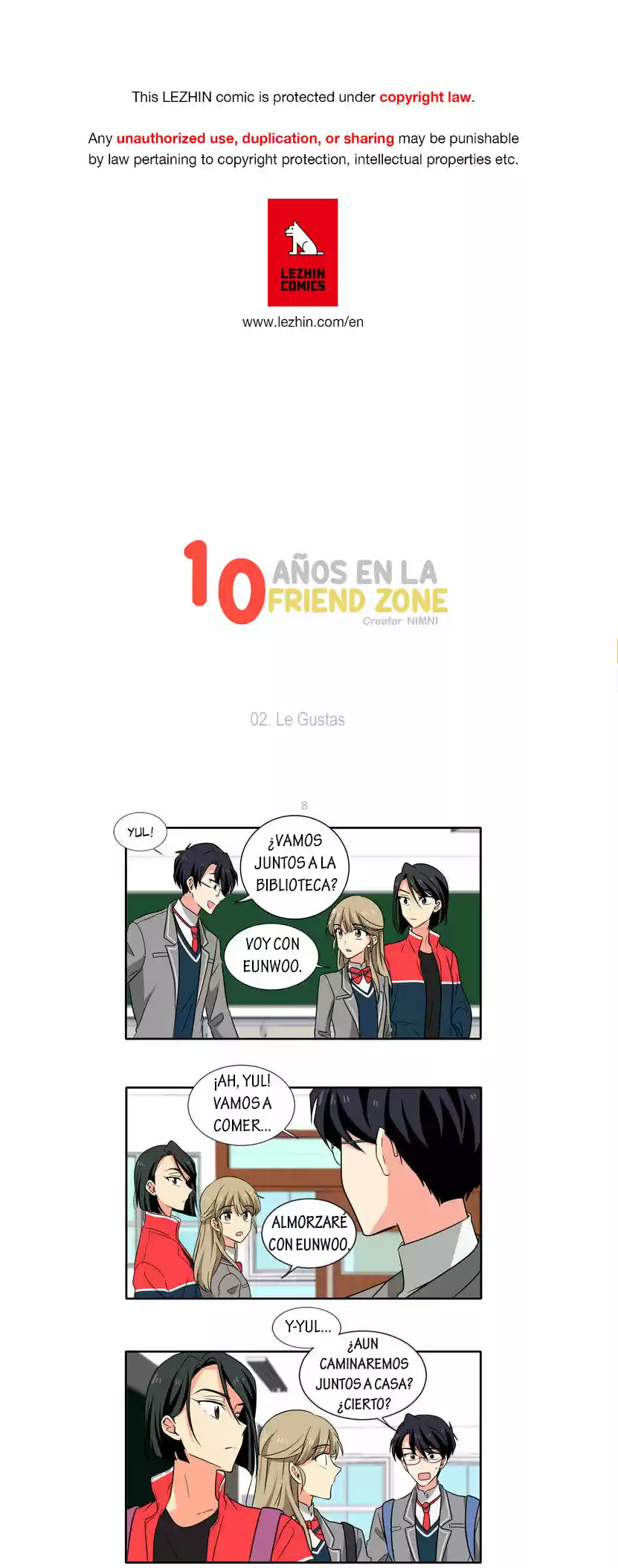 10 Años En La Friendzone: Chapter 3 - Page 1