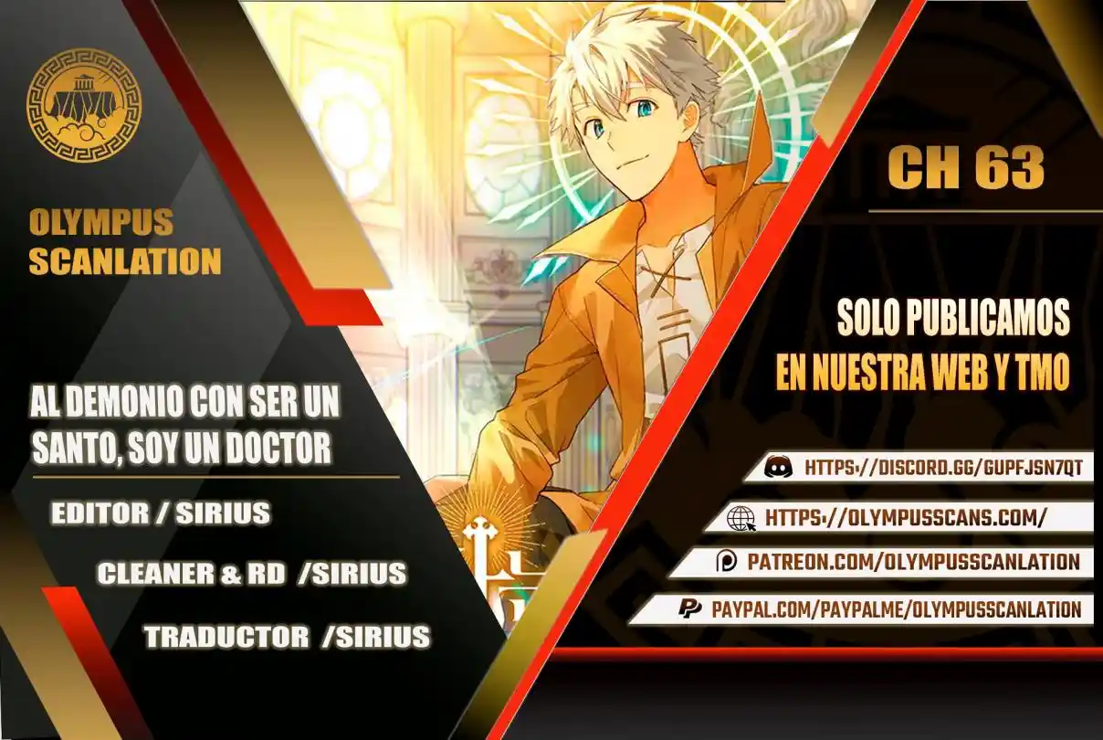 Al Diablo Con Ser Un Santo, Soy Un Médico: Chapter 63 - Page 1