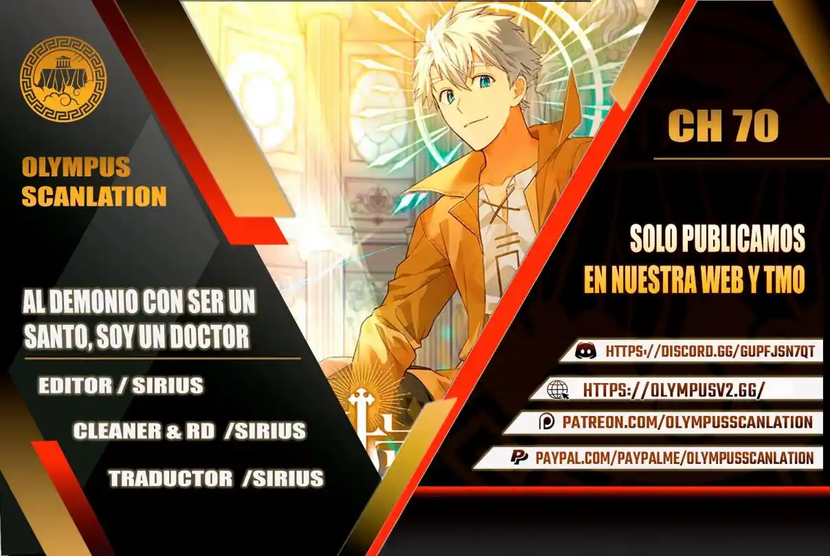 Al Diablo Con Ser Un Santo, Soy Un Médico: Chapter 70 - Page 1