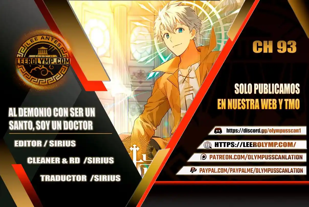 Al Diablo Con Ser Un Santo, Soy Un Médico: Chapter 93 - Page 1