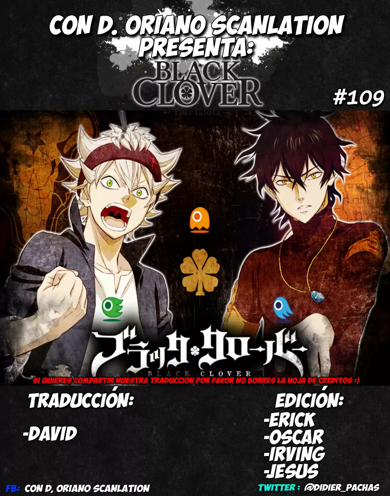 Black Clover·: Chapter 109 - Page 1