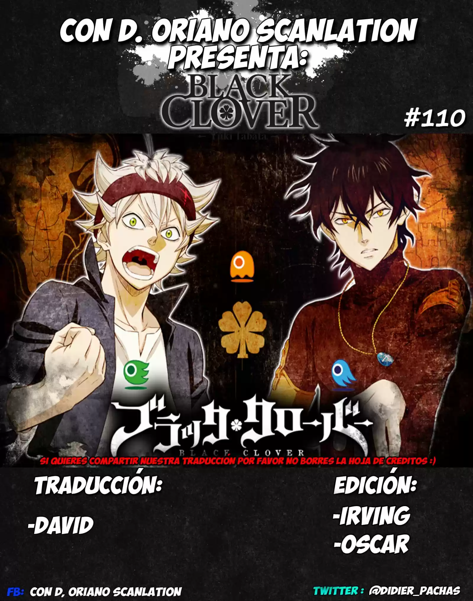 Black Clover·: Chapter 110 - Page 1