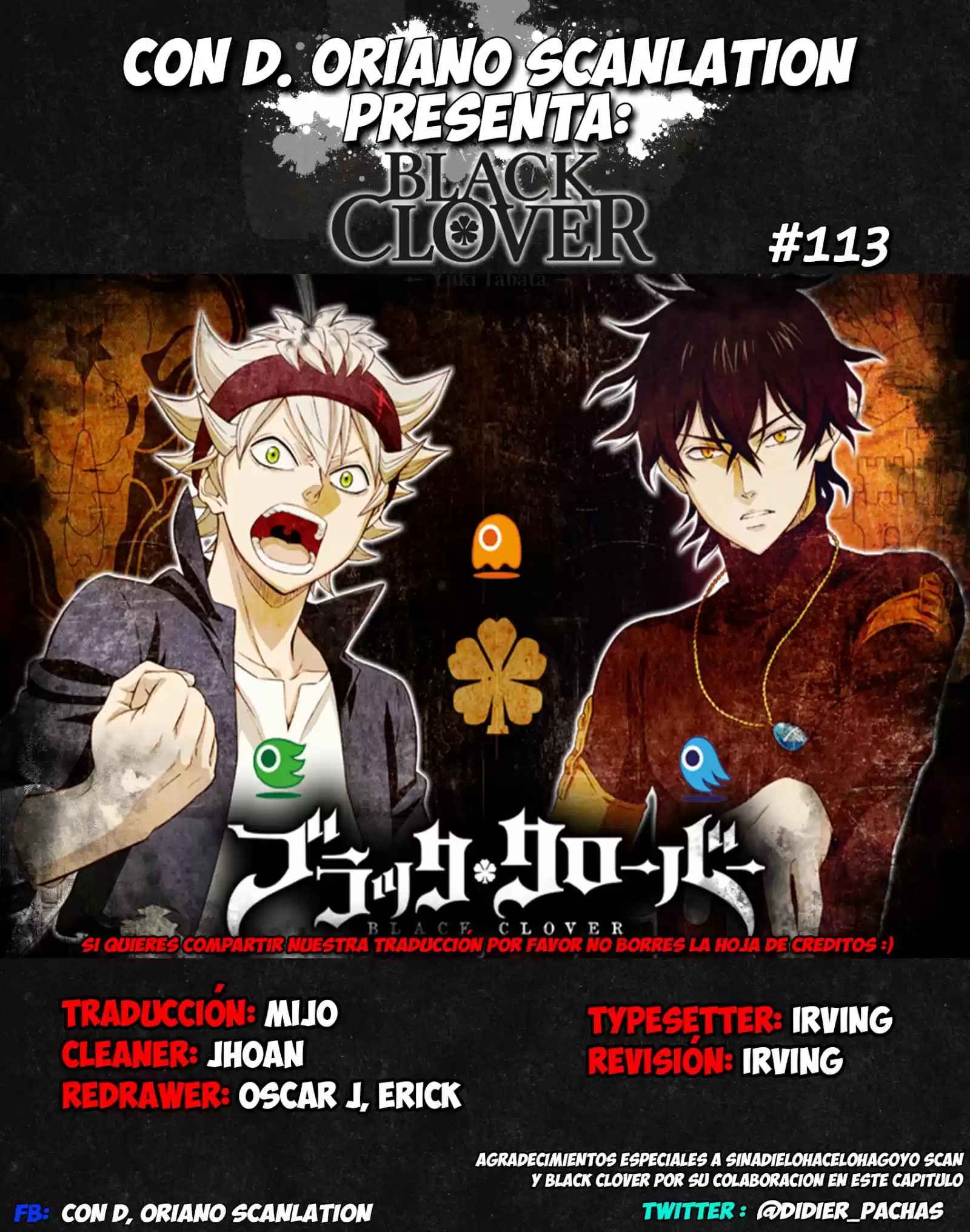 Black Clover·: Chapter 113 - Page 1