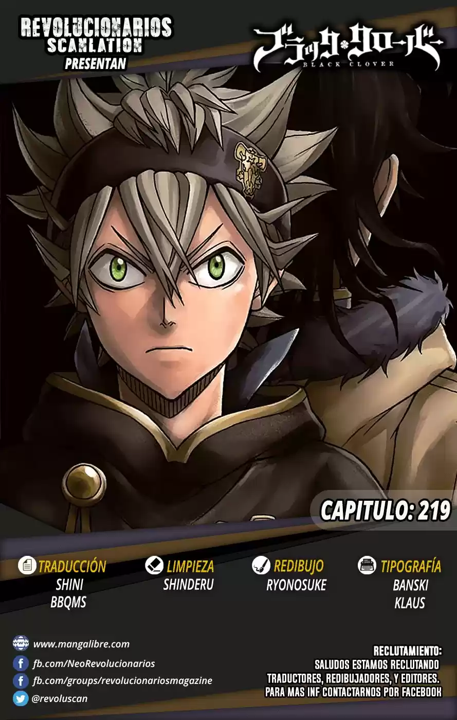 Black Clover·: Chapter 219 - Page 1