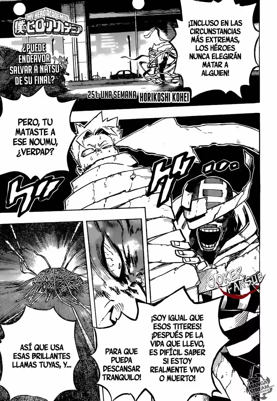 Boku No Hero Academia: Chapter 251 - Page 1