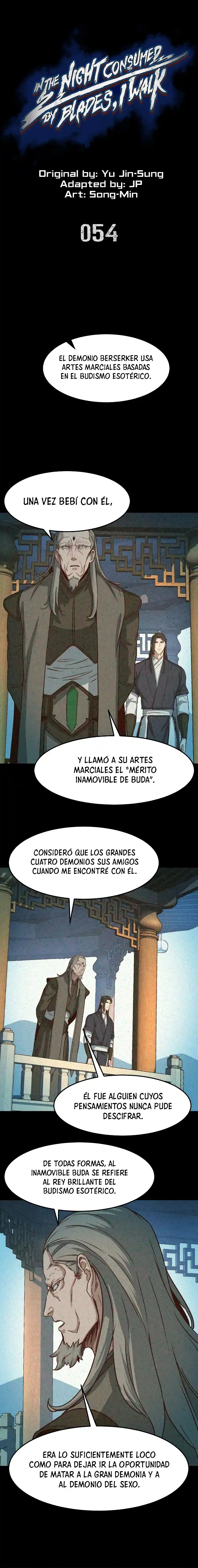 En Las Noches Consumidas Por Las Cuchillas, Yo Camino: Chapter 54 - Page 1