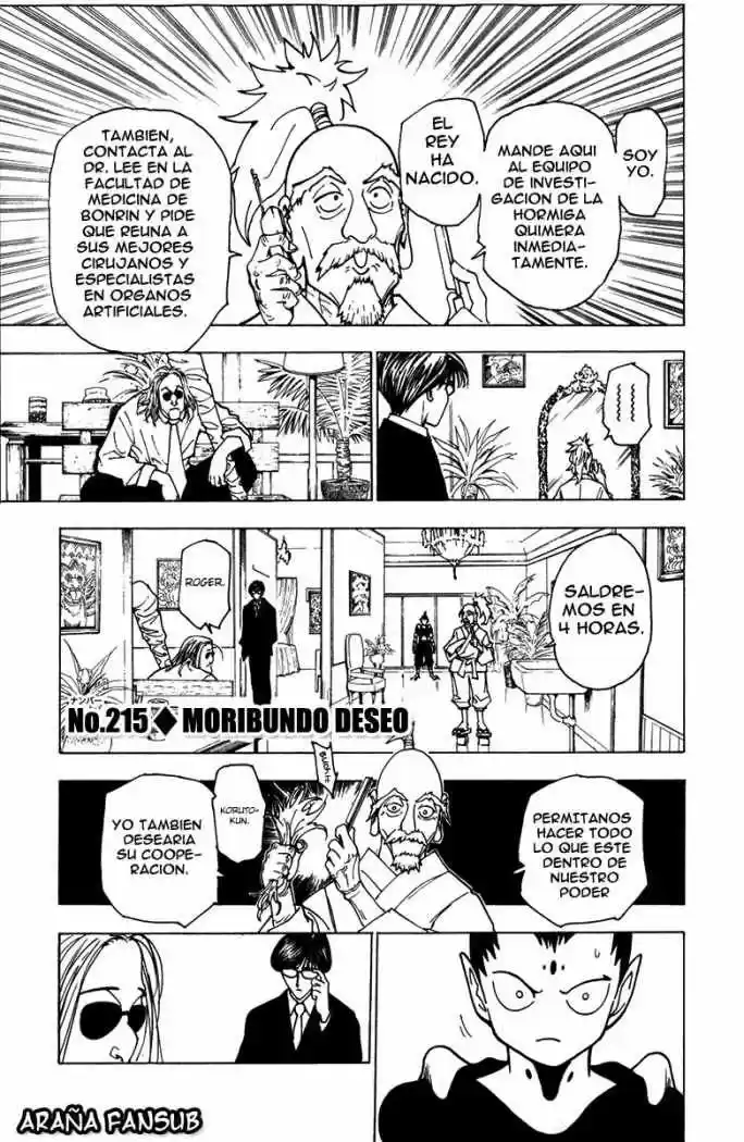 Hunter X Hunter: Chapter 215 - Page 1