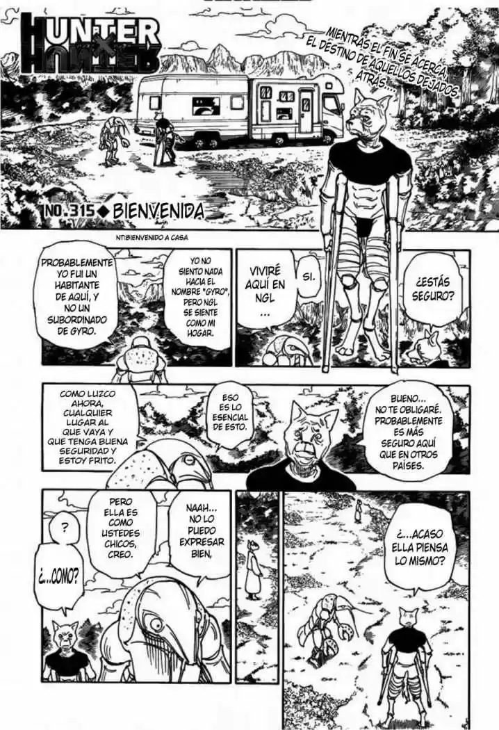 Hunter X Hunter: Chapter 315 - Page 1