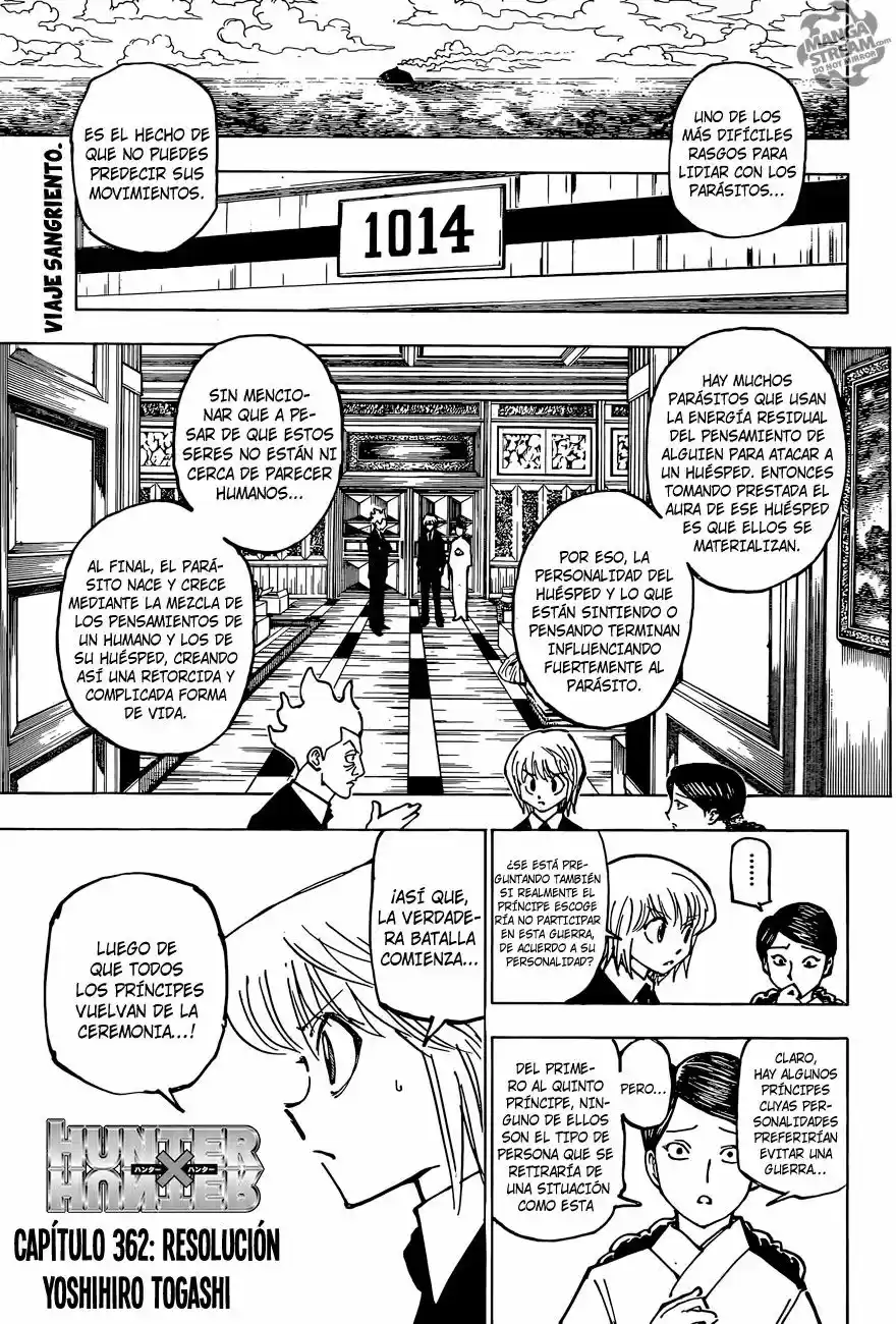 Hunter X Hunter: Chapter 362 - Page 1