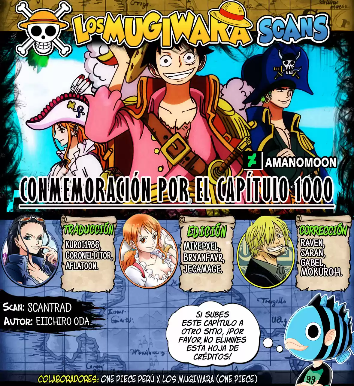 One Piece: Chapter 1000 - Page 1