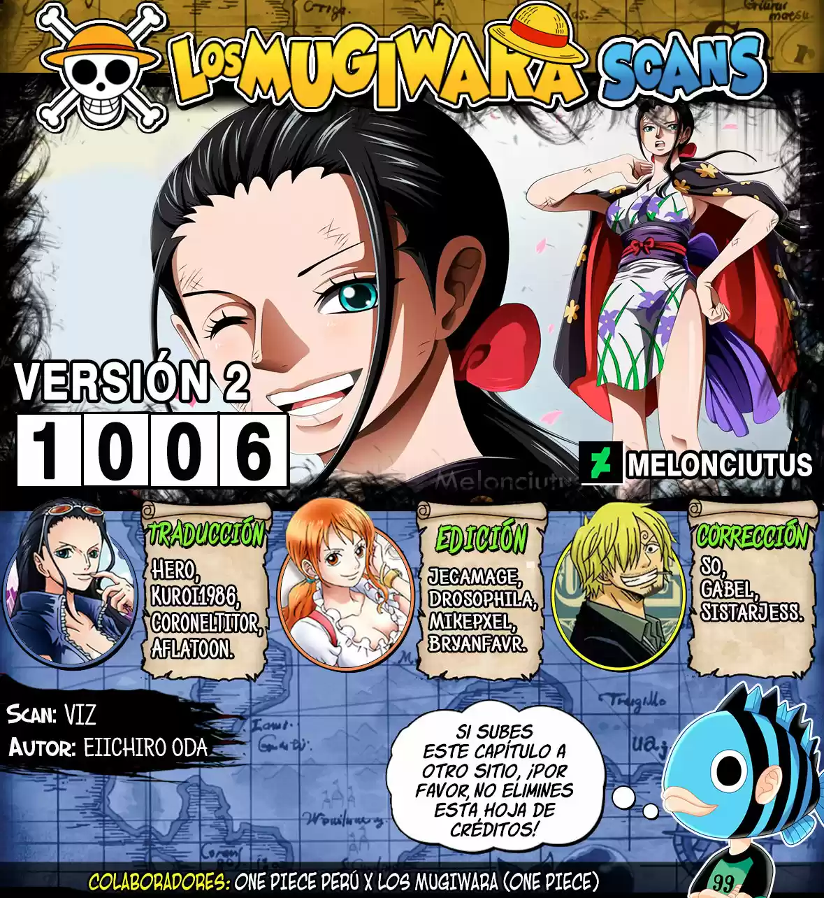 One Piece: Chapter 1006 - Page 1