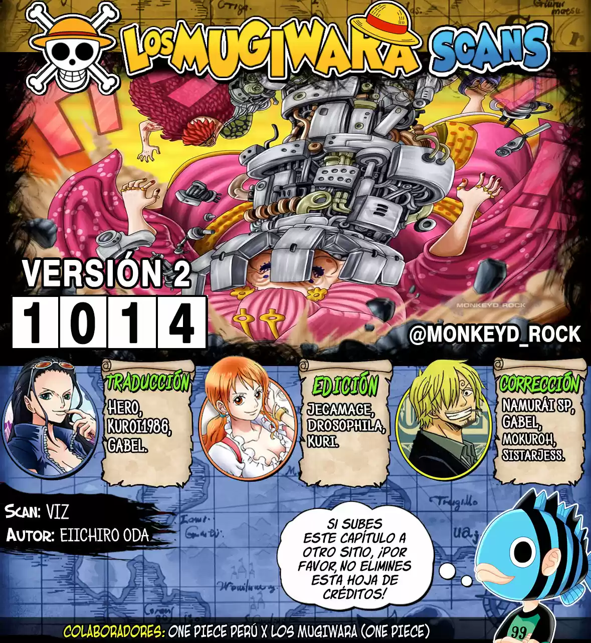 One Piece: Chapter 1014 - Page 1