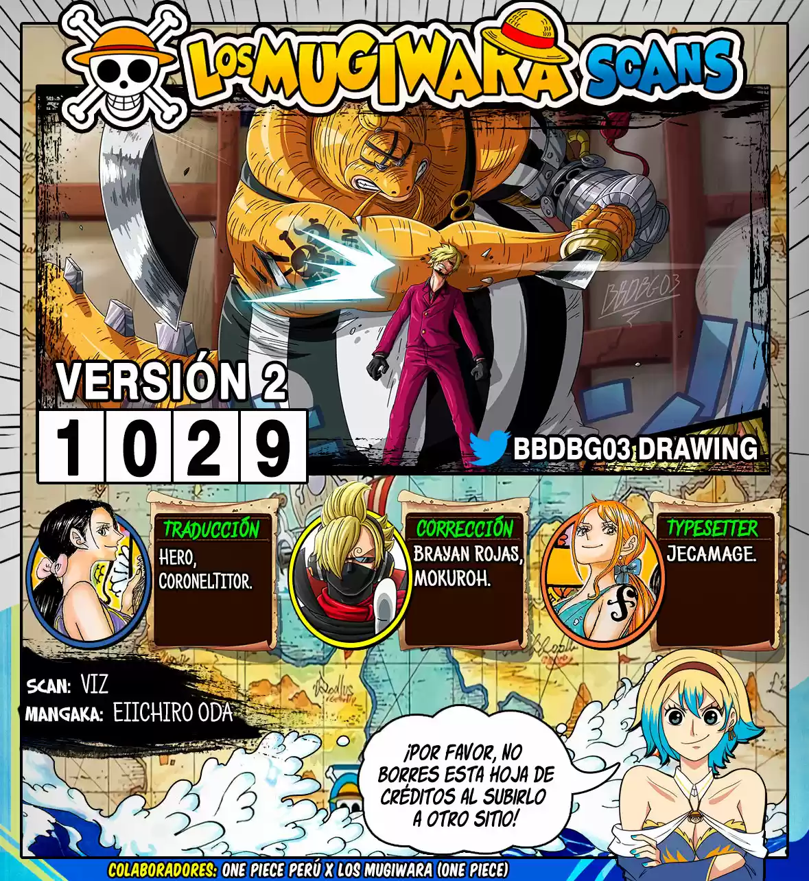 One Piece: Chapter 1029 - Page 1