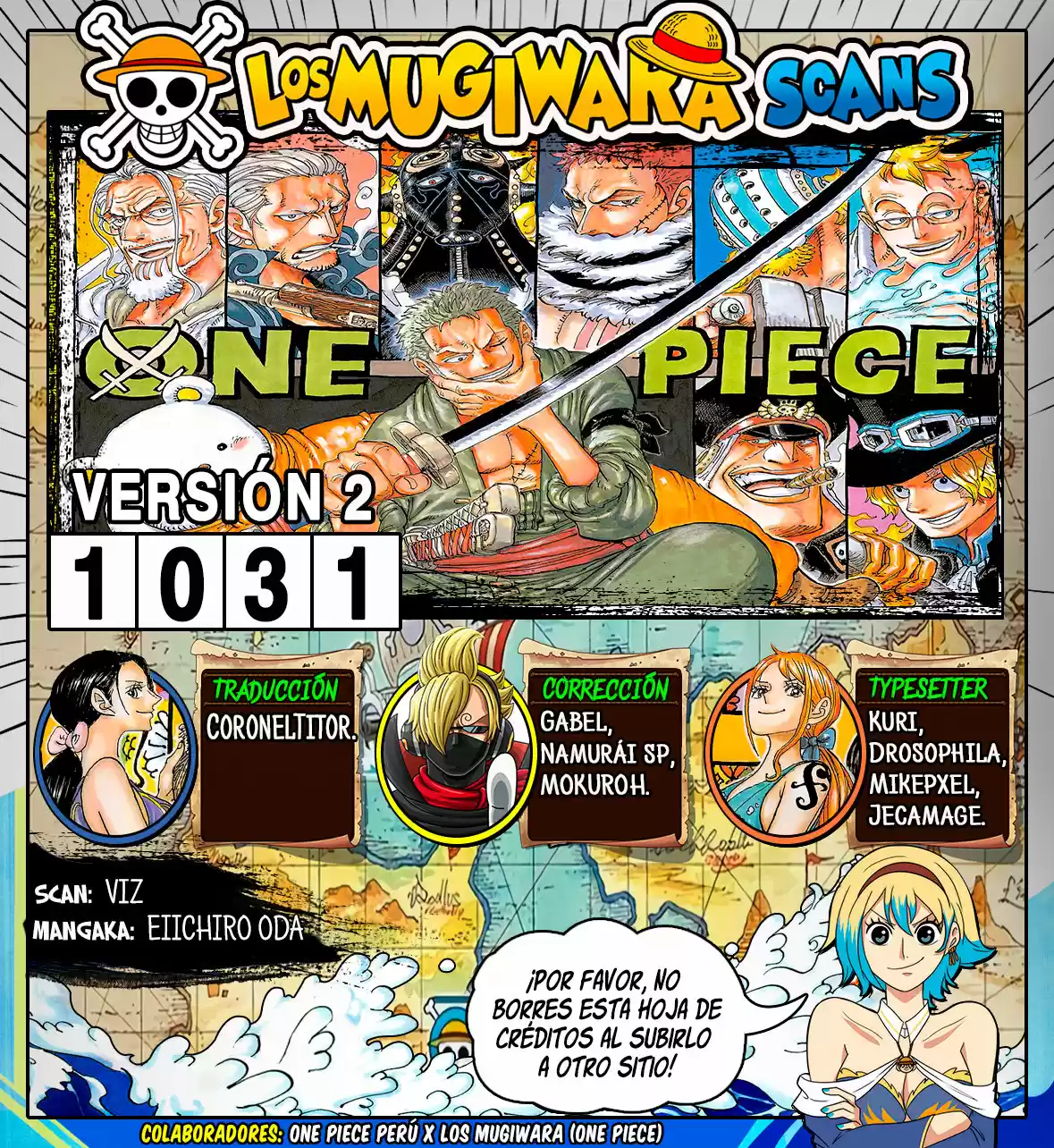 One Piece: Chapter 1031 - Page 1