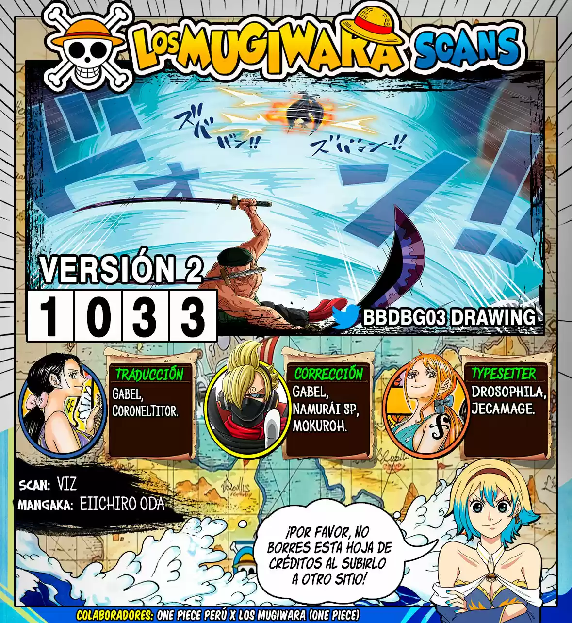 One Piece: Chapter 1033 - Page 1