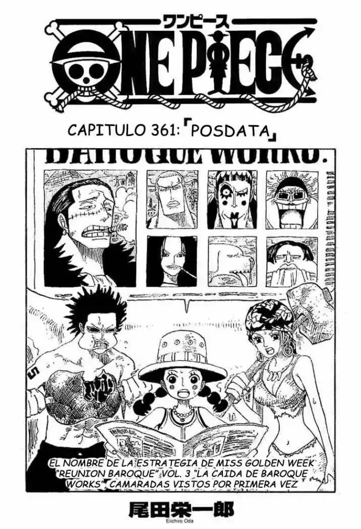 One Piece: Chapter 361 - Page 1