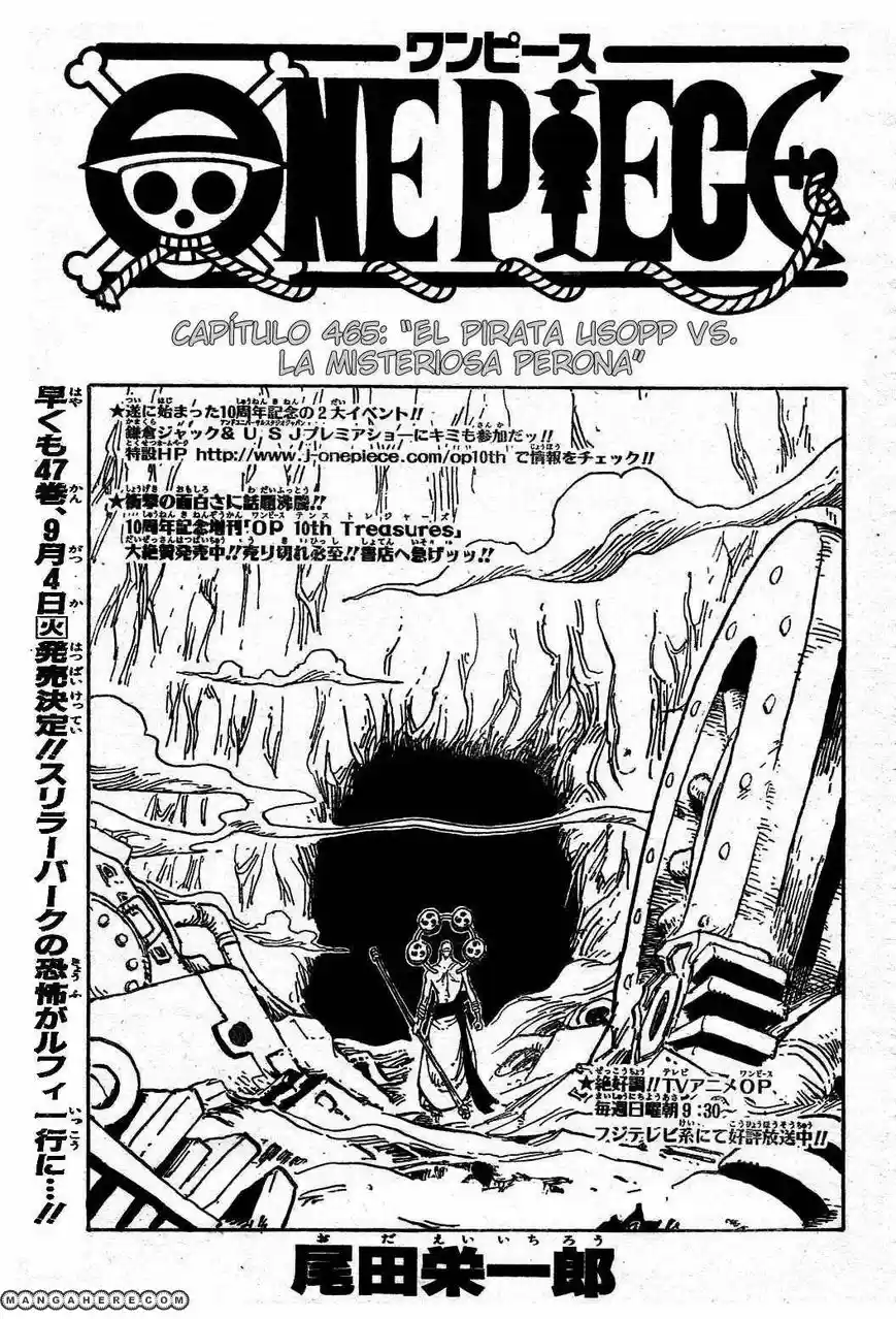 One Piece: Chapter 465 - Page 1