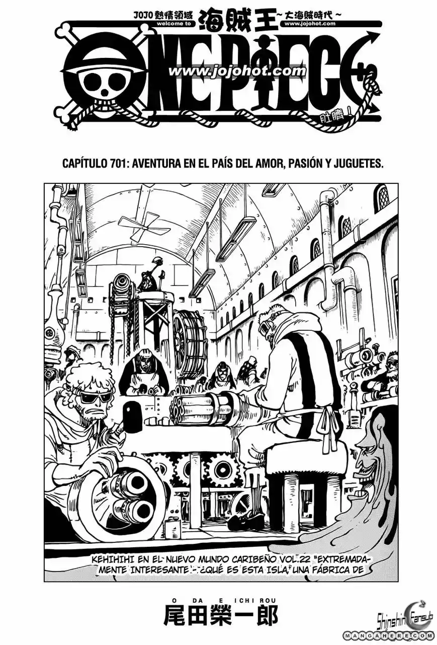 One Piece: Chapter 701 - Page 1