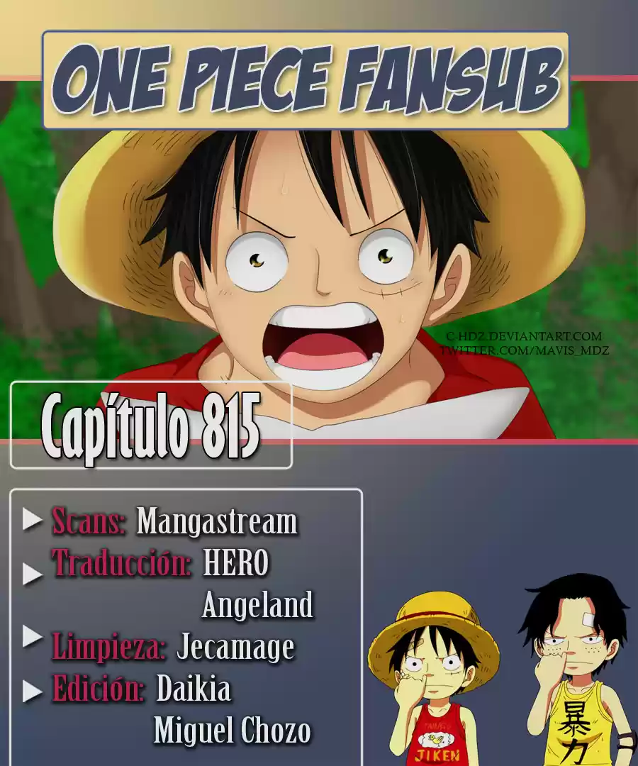 One Piece: Chapter 815 - Page 1