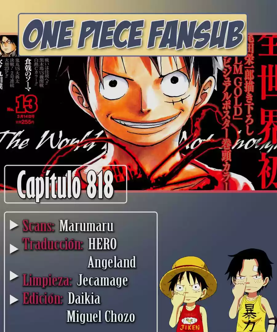 One Piece: Chapter 818 - Page 1