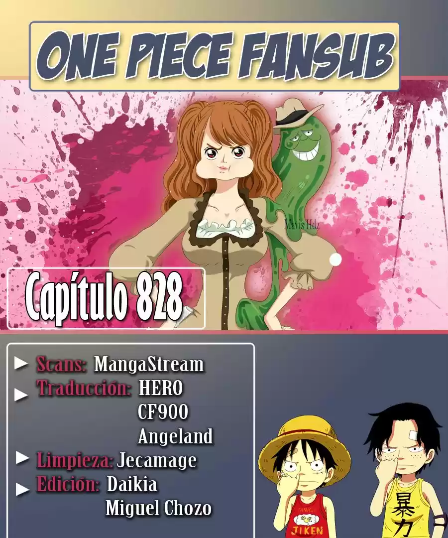 One Piece: Chapter 828 - Page 1