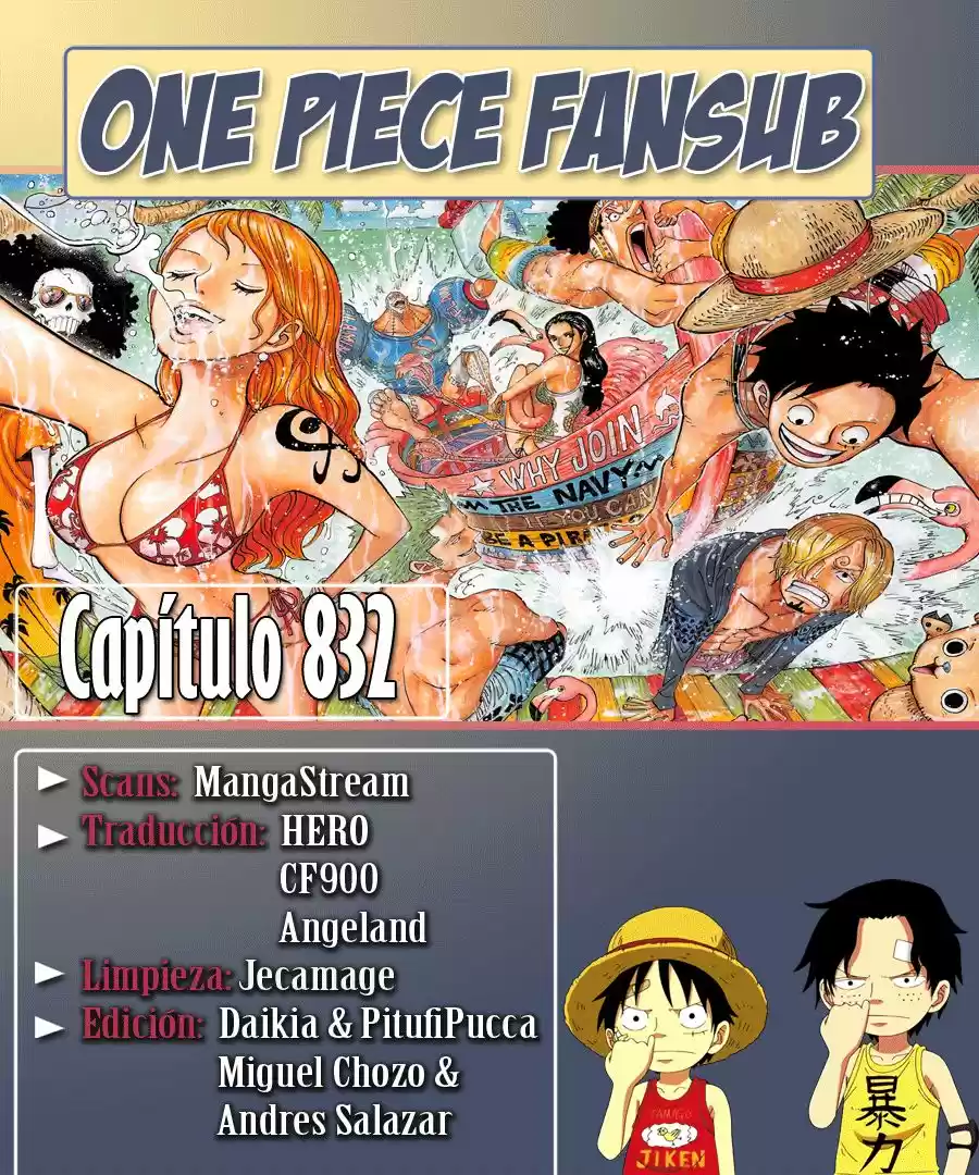 One Piece: Chapter 832 - Page 1