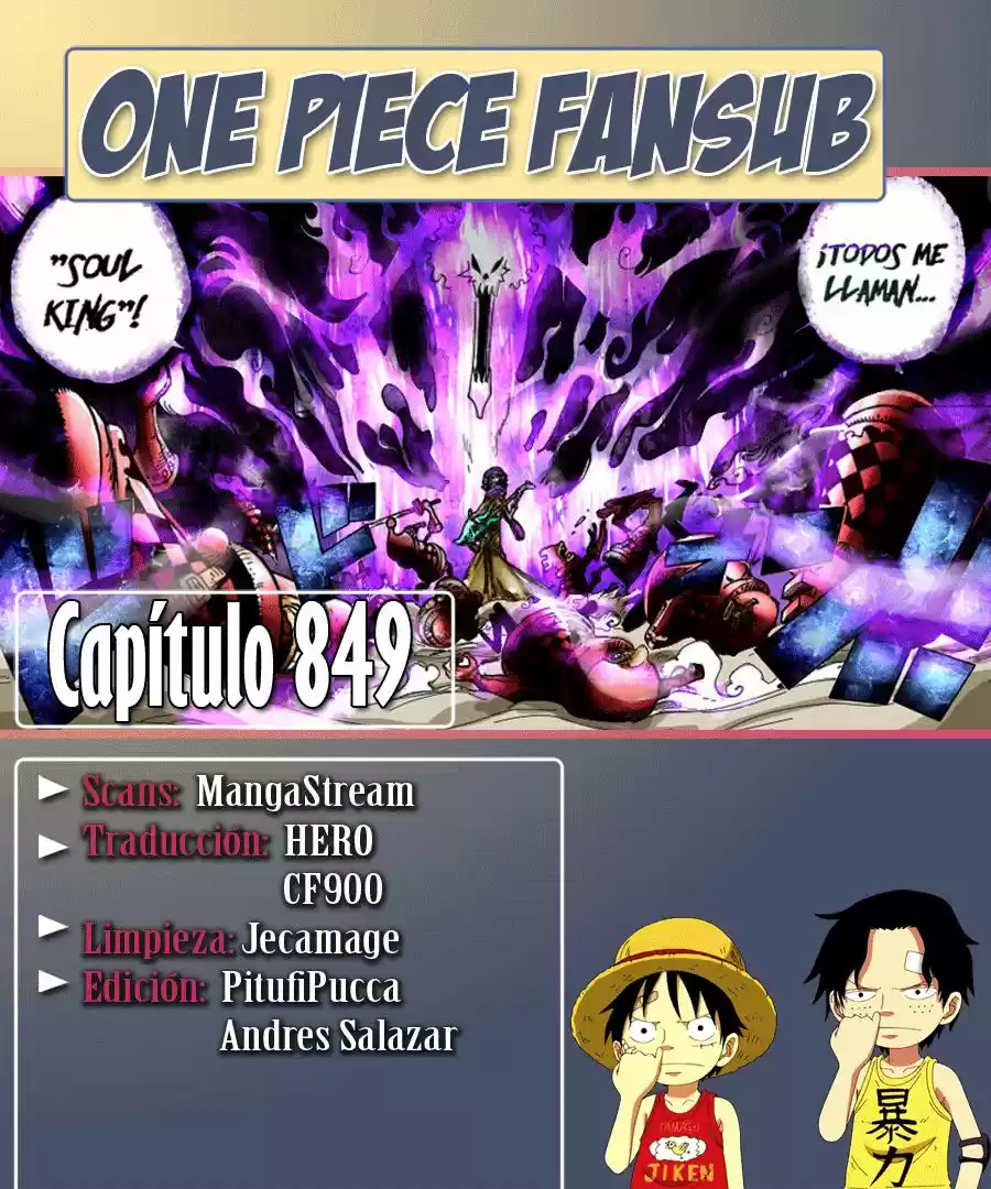 One Piece: Chapter 849 - Page 1