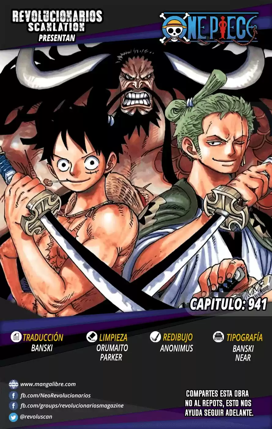 One Piece: Chapter 941 - Page 1