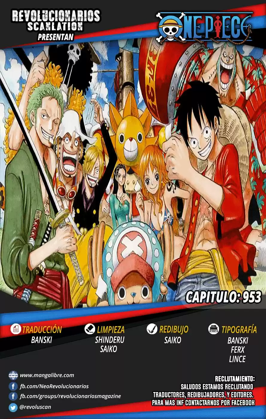 One Piece: Chapter 953 - Page 1