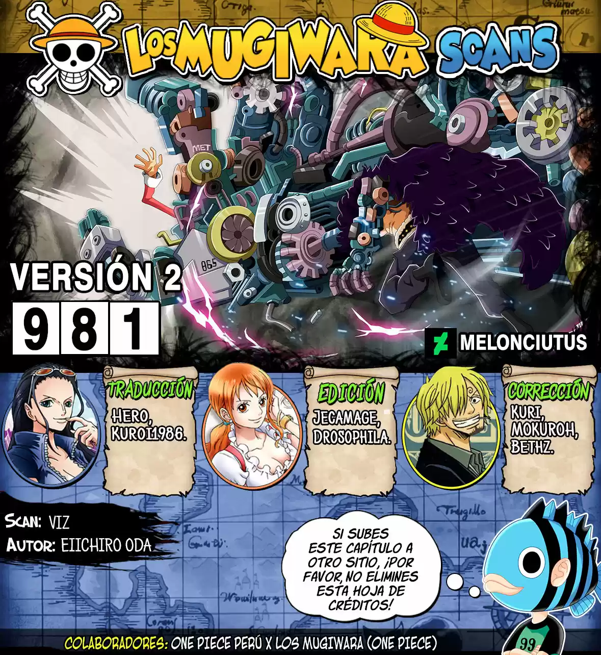 One Piece: Chapter 981 - Page 1