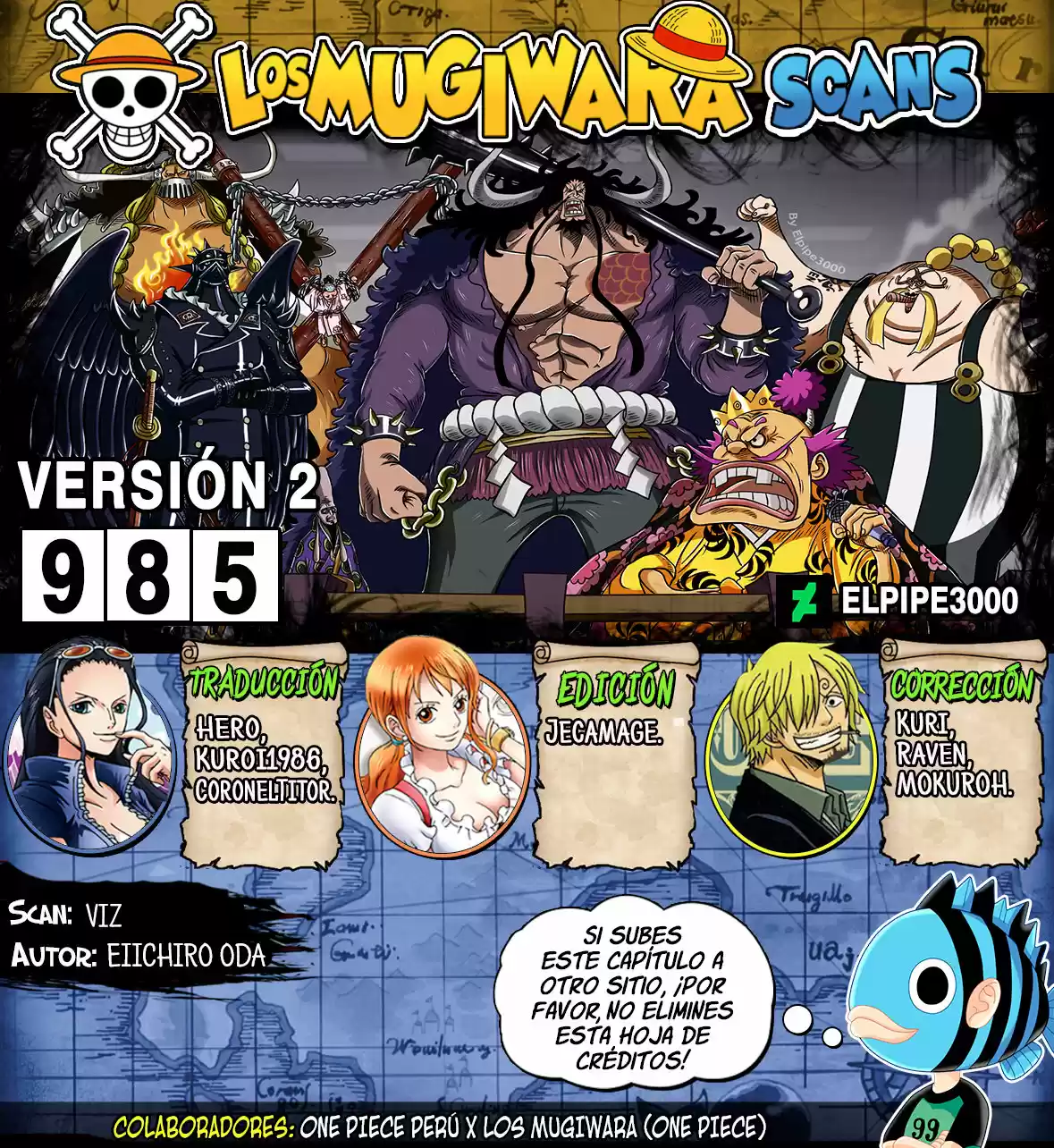 One Piece: Chapter 985 - Page 1