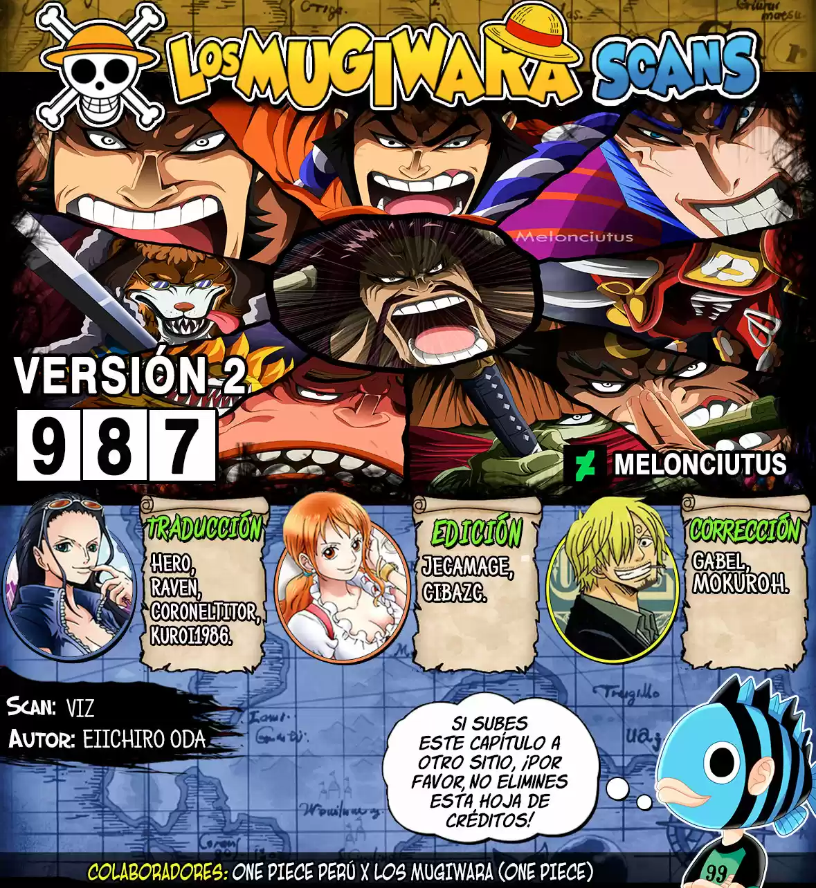 One Piece: Chapter 987 - Page 1