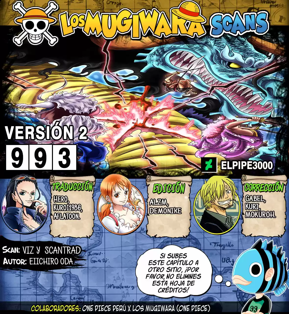 One Piece: Chapter 993 - Page 1