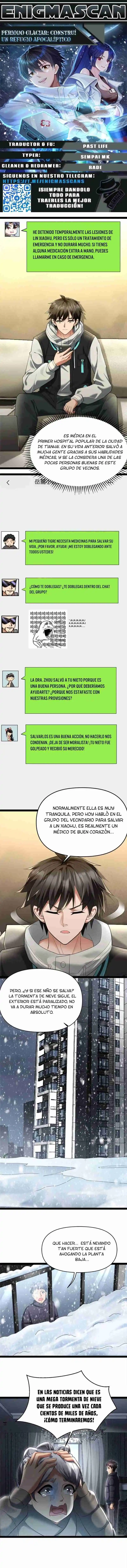 Periodo Glaciar: Construí Un Refugio Apocalíptico: Chapter 19 - Page 1