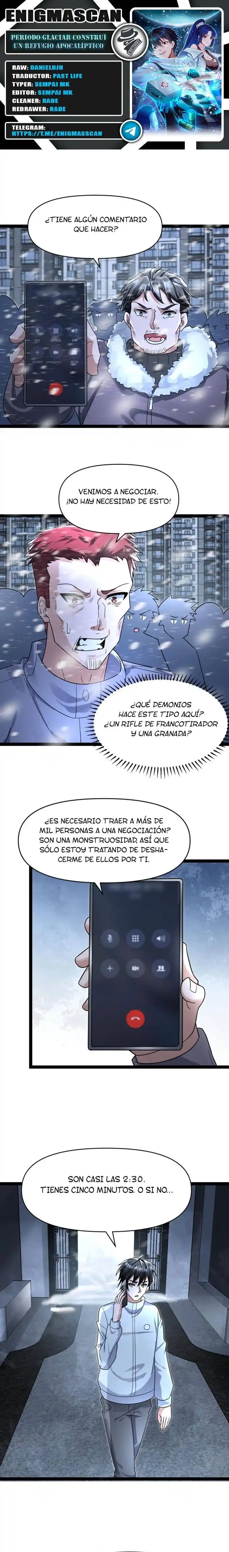 Periodo Glaciar: Construí Un Refugio Apocalíptico: Chapter 64 - Page 1