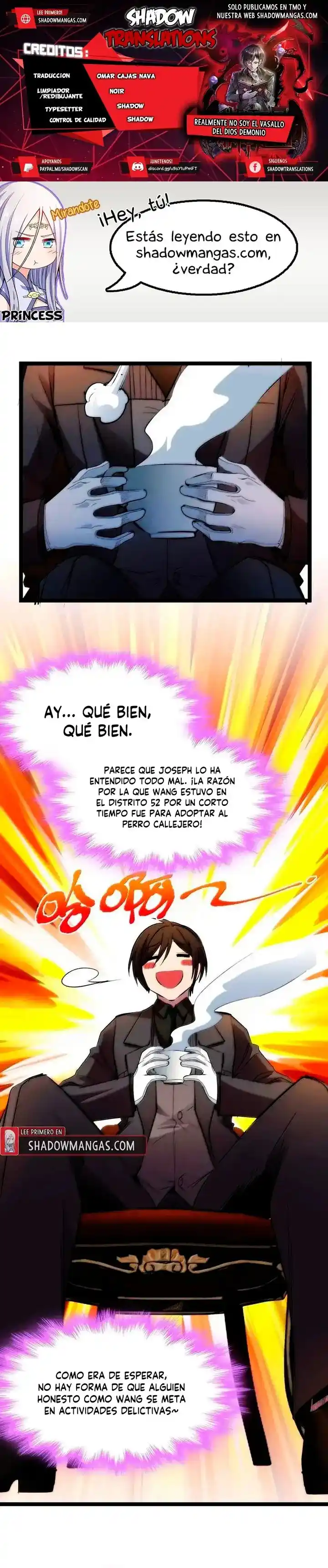 Realmente No Soy El Vasallo Del Dios Demonio: Chapter 123 - Page 1