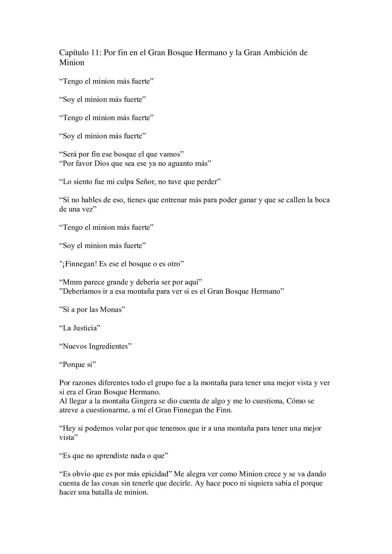 The Origins Of The Races (Novela: Chapter 11 - Page 1