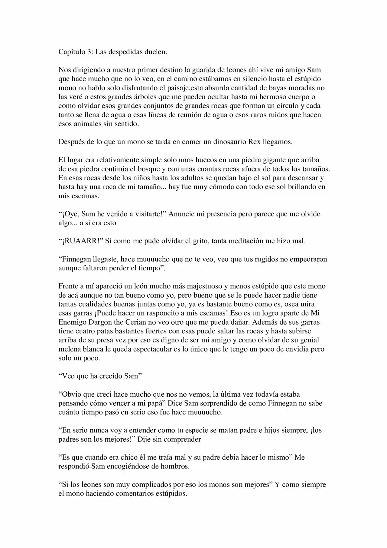 The Origins Of The Races (Novela: Chapter 3 - Page 1