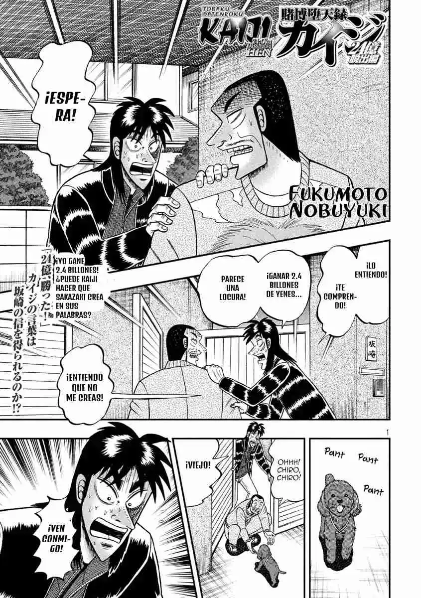 Tobaku Datenroku Kaiji: 24-oku Dasshutsu-hen: Chapter 14 - Page 1