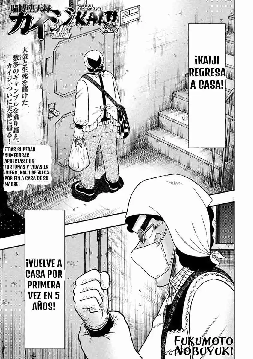 Tobaku Datenroku Kaiji: 24-oku Dasshutsu-hen: Chapter 44 - Page 1